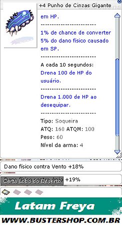 +4 Punho de Cinzas Gigantes  [1]