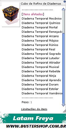 Cubo de Refino de Diademas