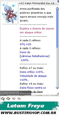 +11 Katar Primordial das Lâminas Bi