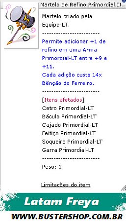 Martelo de Refino Primordial II
