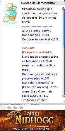 Cordão do Elementalista [1]
