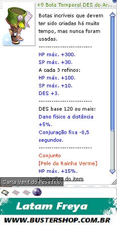 +9 Botas Temporais DES do Arcanista PE4  [1]