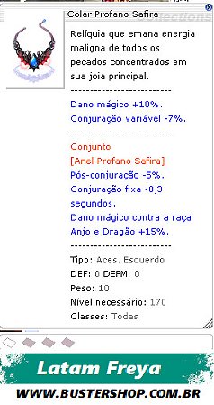 Colar Profano Safira   [1]