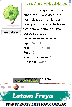Alcance Trevo Visual de Quatro Folhas