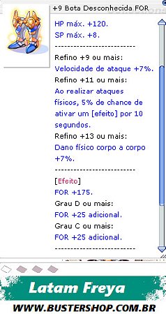 +9 Bota Desconhecida FOR   [1]