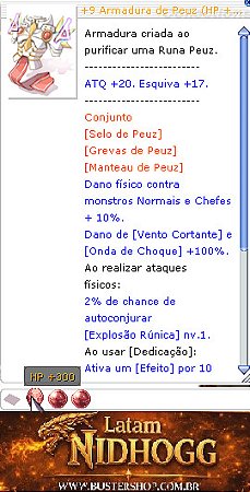 +9 Armadura de Peuz