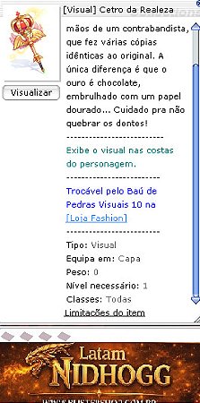 [Visual] Cetro da Realeza