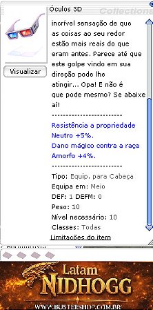 Óculos 3D