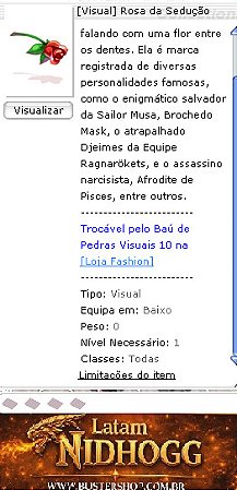 Visual Rosa da Sedução