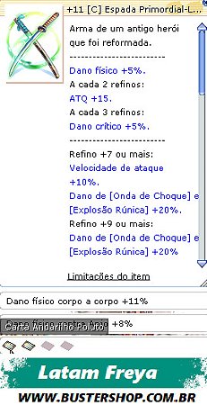 +11 [ C ] Espada Primordial-LT do Andarinho [2]