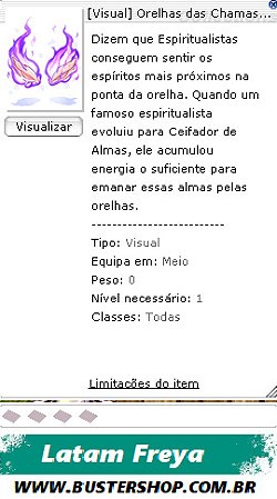 [Visual] Orelhas das Chamas Espirituais