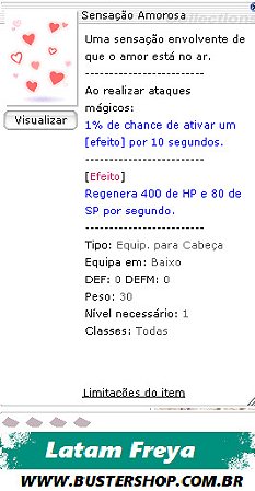 Visual Sensanção Amorosa