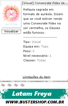 [Visual] Consecrate Fides Vermelha