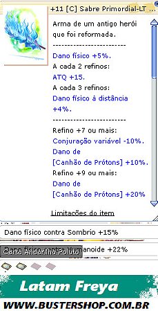 +11 [C] Sabre Primordial-LT do Andarinho do Cavaleiro [2]