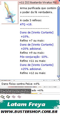 +11 [D] Bastarda Vivatus Fides da Ignição [2]