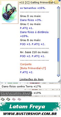+11 [ C ] Gatling Primordial-LT do Andarinho [2]