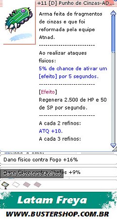 +11 [ D ] Punho de Cinzas-AD [2]