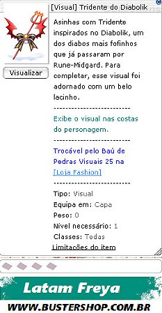 [Visual] Tridente do Diabolik