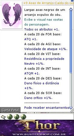 +9 Asas de Arcanjo Caído do Golpe da Sorte FATAL 4 3 3