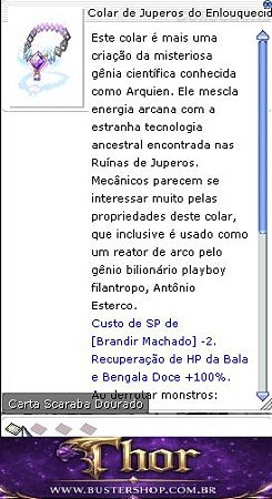 Colar de Juperos do Enloquecido