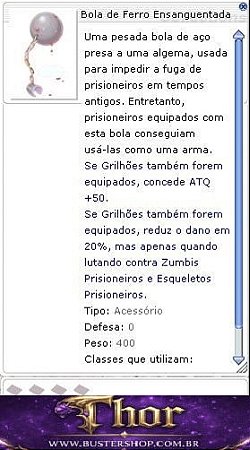 Bola de Ferro Ensanguentada