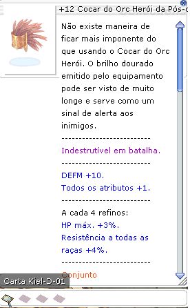 +12 Cocar do Orc Herói da Pós-conjuração