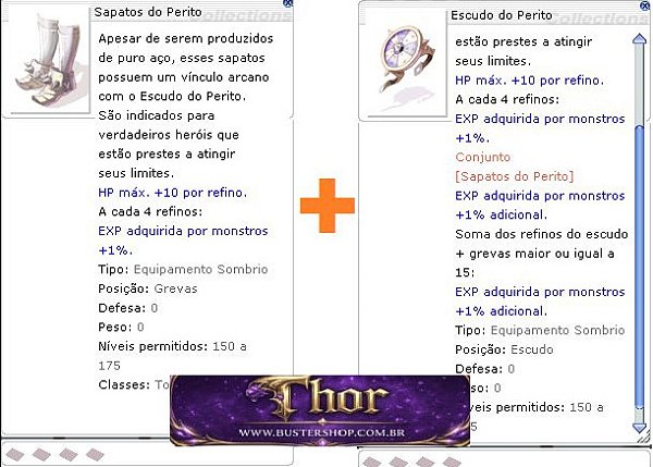 Combo do Perito EXP 150 a 175