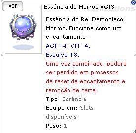 Essência de Morroc AGI3