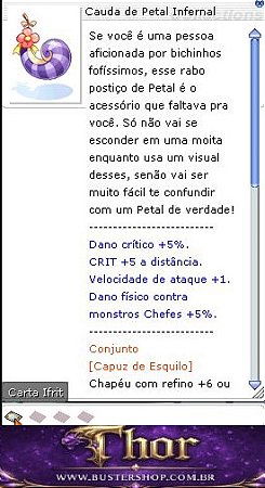 Cauda de Petal Infernal
