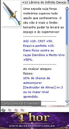 +12 Lâmina do Infinito Desejo Sangrento
