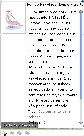 Pombo Revelador Duplo 7 Sortudo