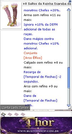 +8 Saltos da Rainha Scaraba da Magia Plena
