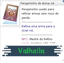 Pergaminho de Arma +8