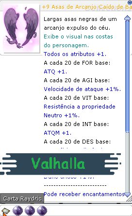 +9 Asas de Arcanjo Caído de Balder Encantamento 445