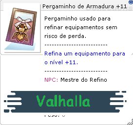 Pergaminho de Armadura +11