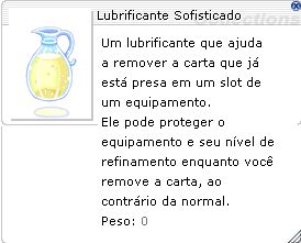 Lubrificante Sofisticado [ Cartas Não MVP ]