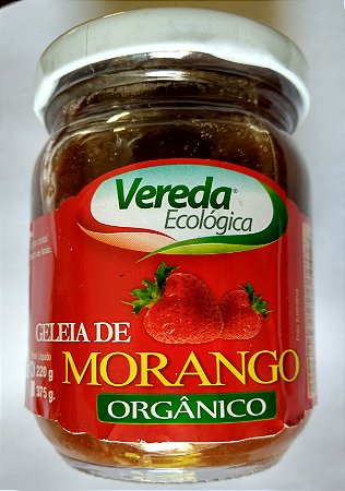 Geléia de Morango Orgânica 220 g Vereda Ecológica