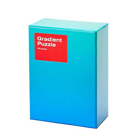 Gradient Puzzle Pequeno - 100 peças (Blue/Green)