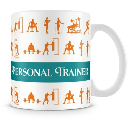 Caneca Personalizada Profissão Personal Trainer (Com Nome)