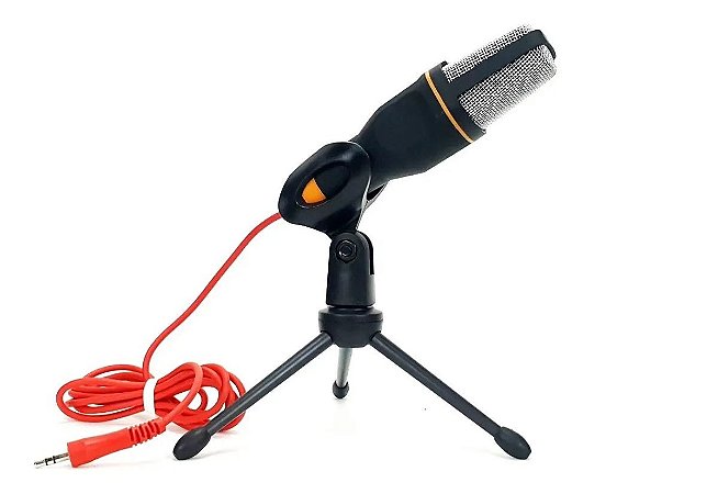 Microfone Condensador P2 MXT MX-MC017 Com Tripé De Mesa