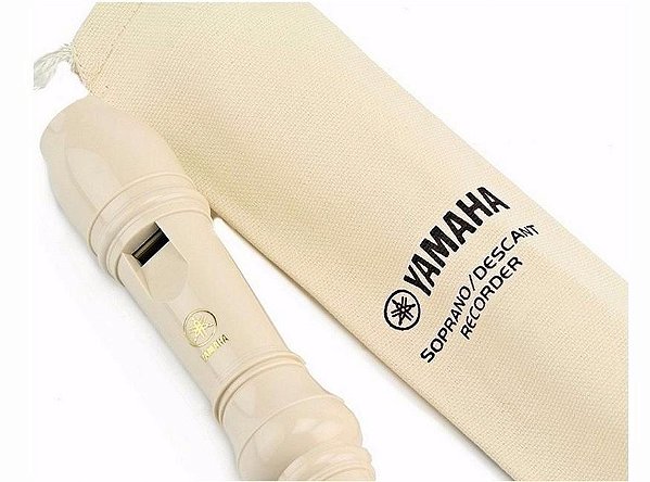 Flauta Doce Yamaha Soprano Germanica G Yrs23 Com Capa