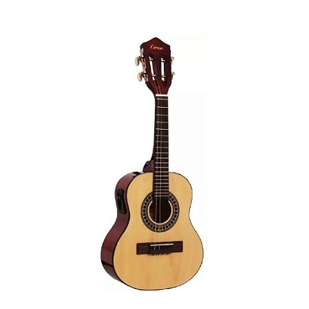 Cavaco Cavaquinho Core Elétrico Natural Capa E Afinador