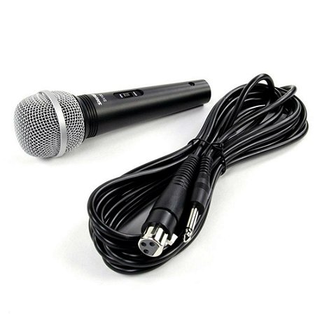 Microfone unidirecional cardioide com fio para karaoke e vocais - SV100-W - Shure