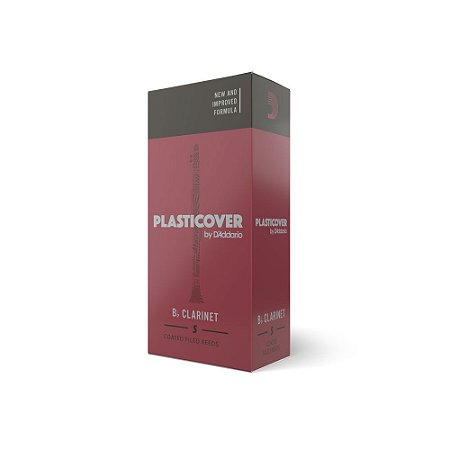 Palheta Clarineta 2 (caixa com 5) D'Addario Woodwinds Plasticover RRP05BCL200