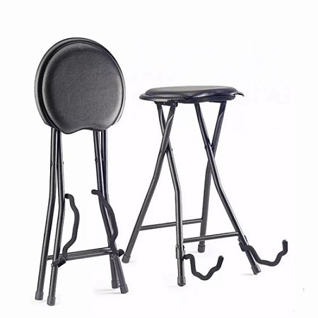 Banco Stagg Com Suporte Embutido Para Violão Gist300