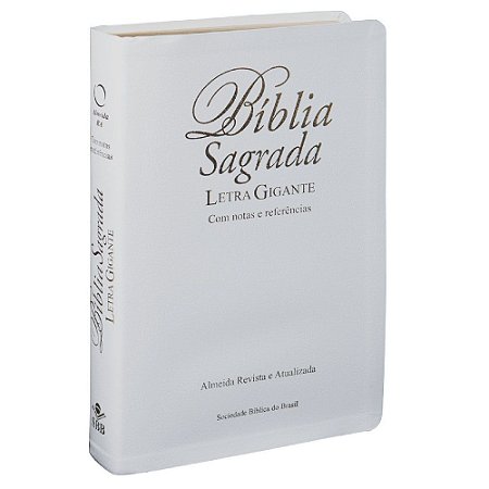Bíblia Sagrada ARA  Indice Letra Gigante Branca
