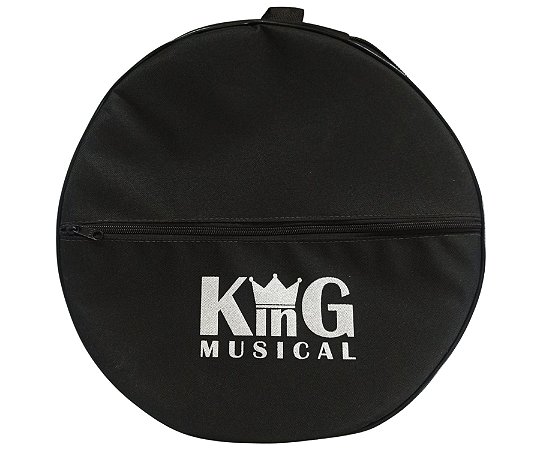 Capa para Repique KING MUSICAL Luxo 14" Acolchoado Preto
