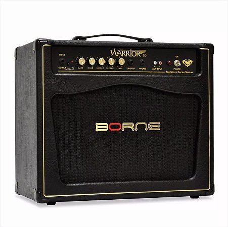 Amplificador Cubo Borne Warrior 50 Cacau Santos Signature