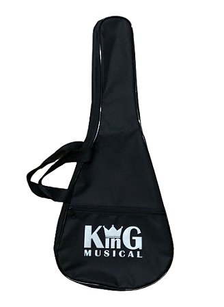 Capa para Ukulele Tenor KING MUSICAL Simples Preto