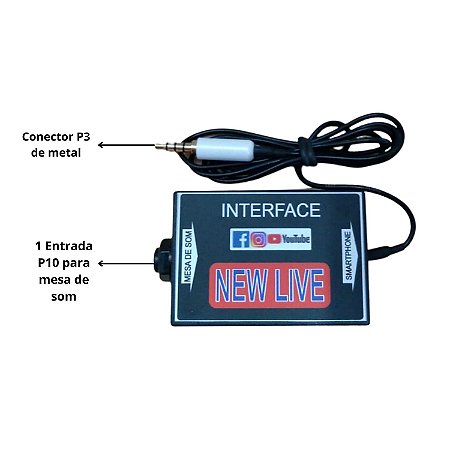 Interface De Audio Para Smartphone New Live